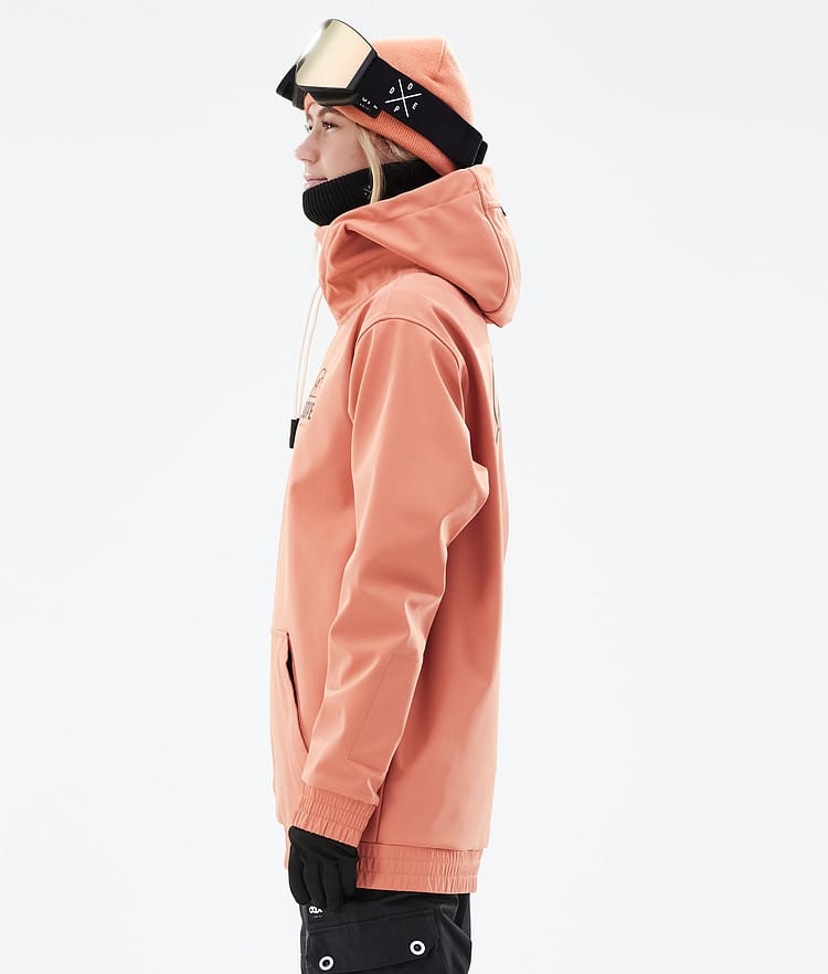Dope Yeti W 21 Skijacke Damen Rise Peach, Image 7 of 9