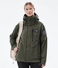 Dope Blizzard Light W Full Zip Outdoorjacke Damen Olive Green, Bild 1 von 10