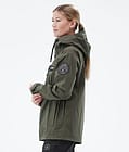 Dope Blizzard Light W Full Zip Outdoorjacke Damen Olive Green, Bild 6 von 10