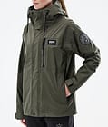 Dope Blizzard Light W Full Zip Outdoorjacke Damen Olive Green, Bild 8 von 10