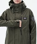 Dope Blizzard Light W Full Zip Outdoorjacke Damen Olive Green, Bild 9 von 10