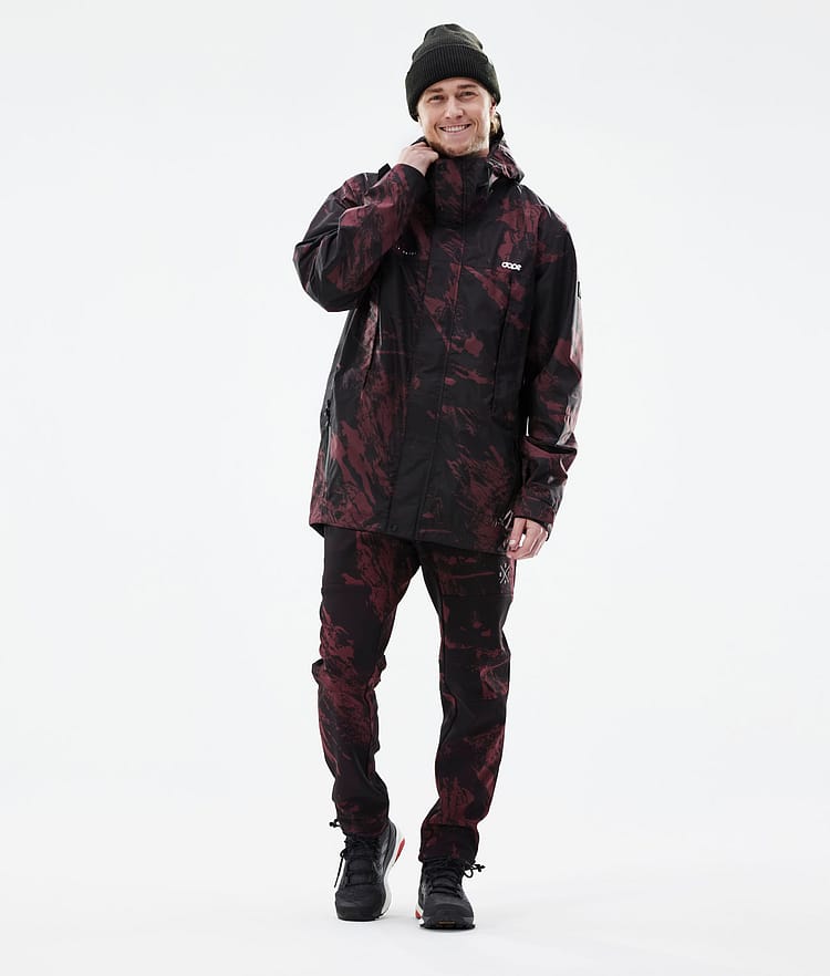 Dope Nomad Outdoorhosen Herren Paint Burgundy, Bild 3 von 9