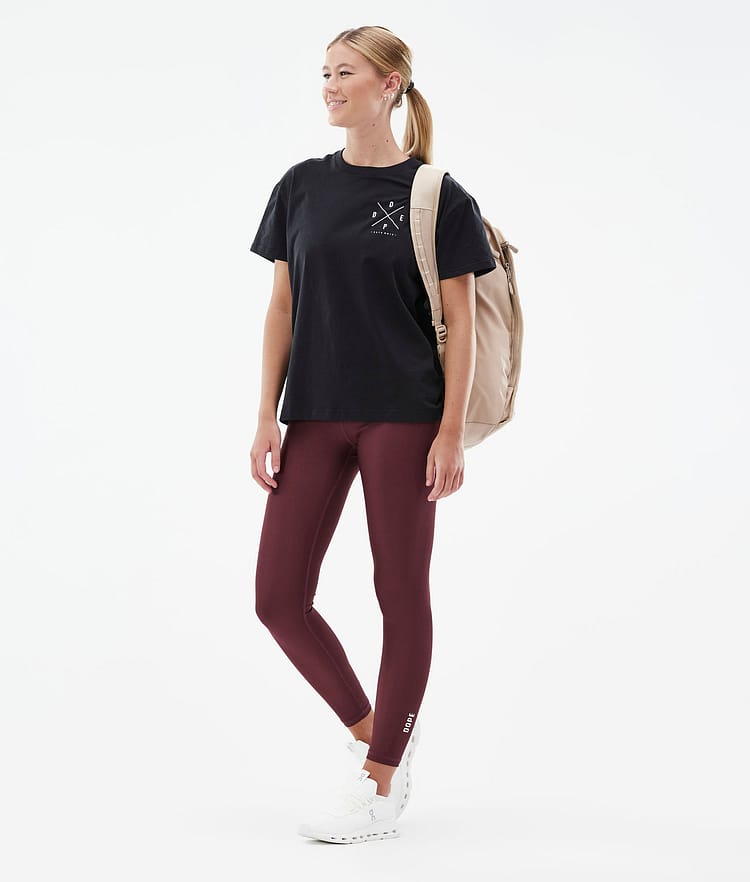 Dope Lofty Leggings Damen Burgundy