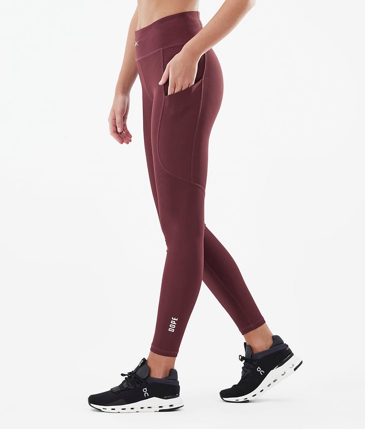 Dope Lofty Tech Leggings Damen Burgundy, Bild 1 von 8