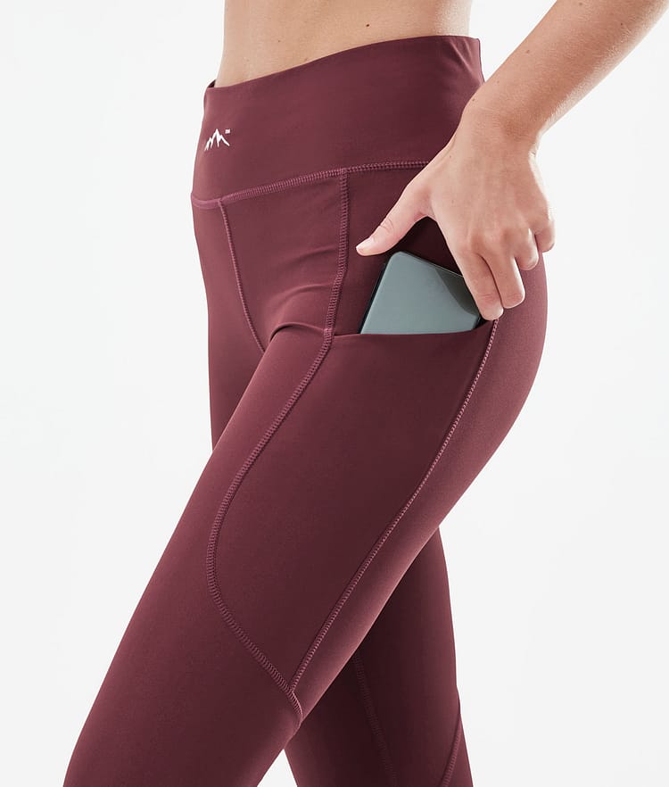 Dope Lofty Tech Leggings Damen Burgundy, Bild 5 von 8