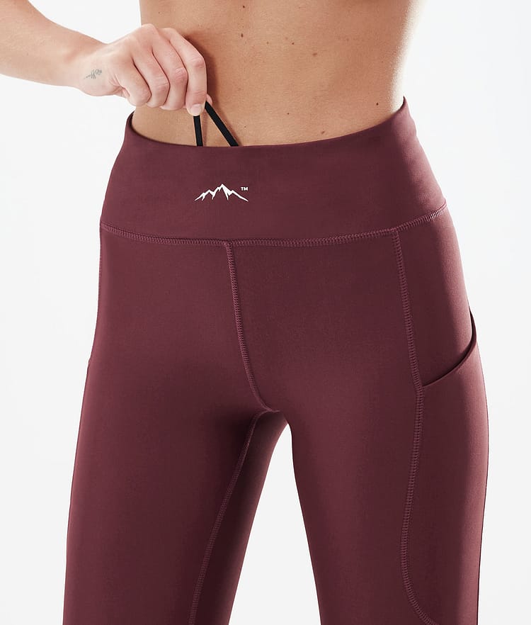 Dope Lofty Tech Leggings Damen Burgundy, Bild 6 von 8