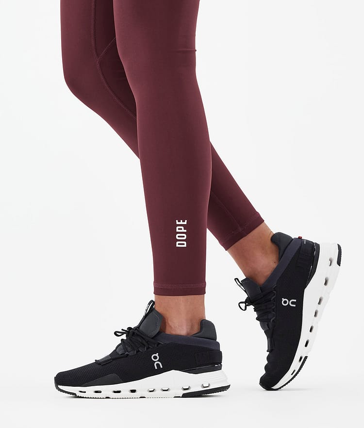 Dope Lofty Tech Leggings Damen Burgundy, Bild 8 von 8