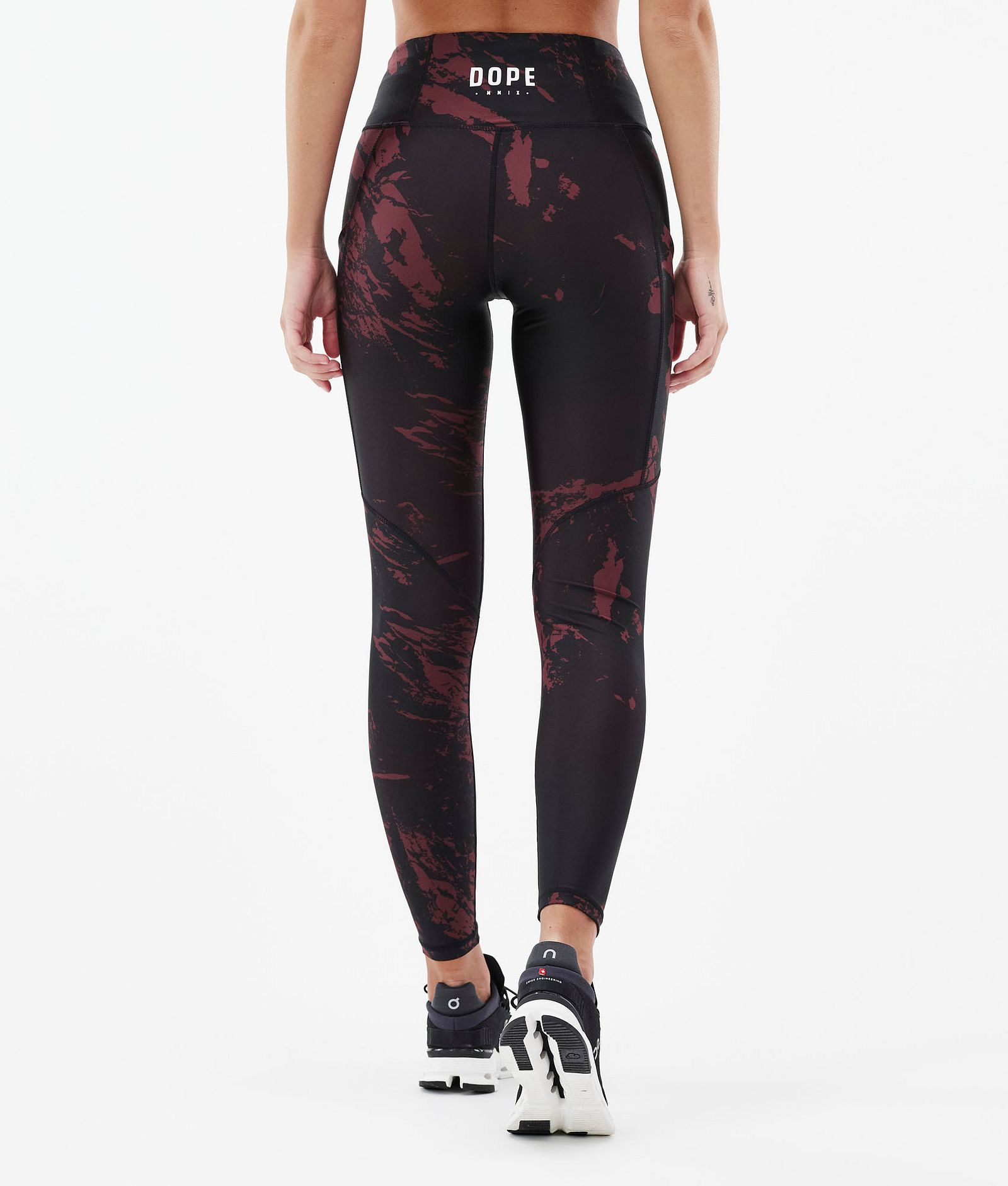 Dope Lofty Tech Leggings Damen Paint Burgundy, Bild 2 von 8