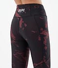 Dope Lofty Tech Leggings Damen Paint Burgundy, Bild 7 von 8