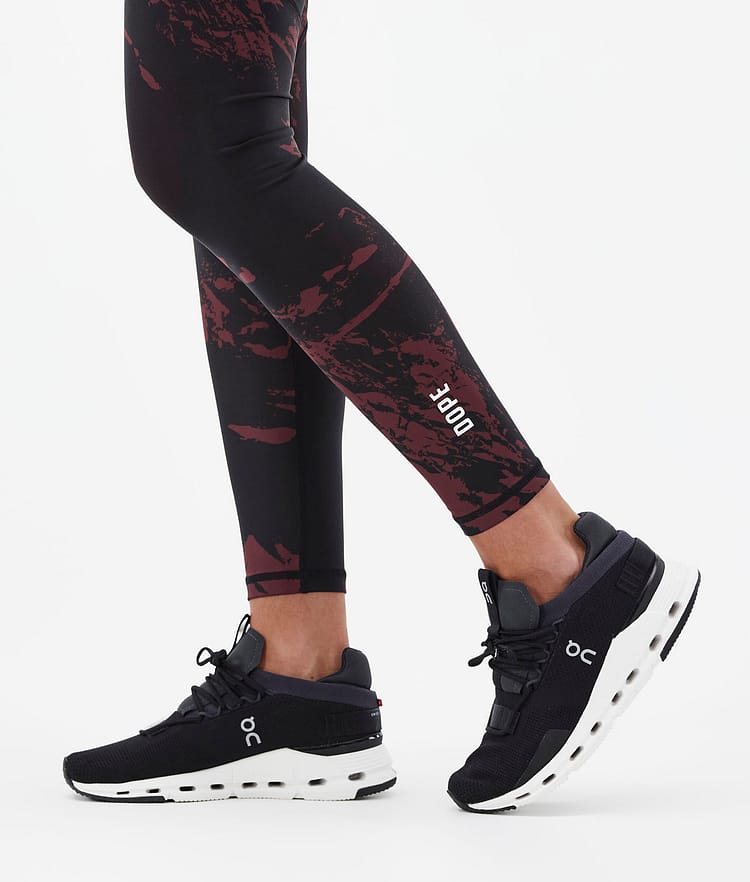 Dope Lofty Tech Leggings Damen Paint Burgundy, Bild 8 von 8