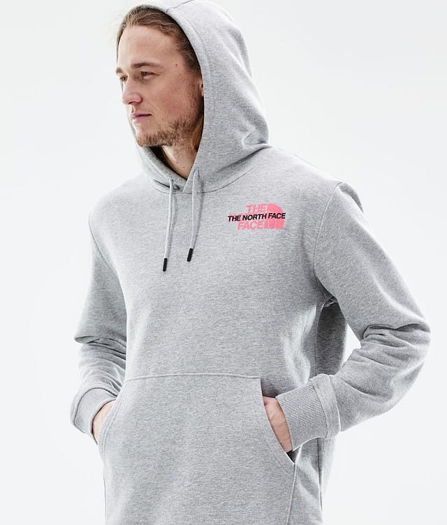 The North Face Graphic Light Hoodie Herren Tnf Light Grey Heather Ridestore De
