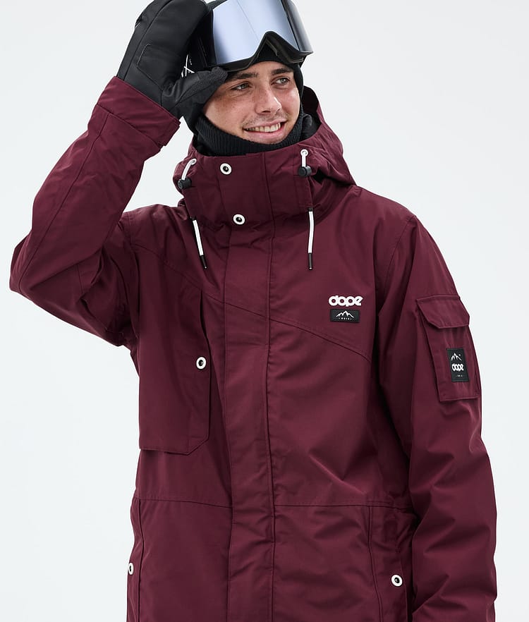 Dope Adept Snowboardjacke Herren Burgundy Renewed, Bild 2 von 10