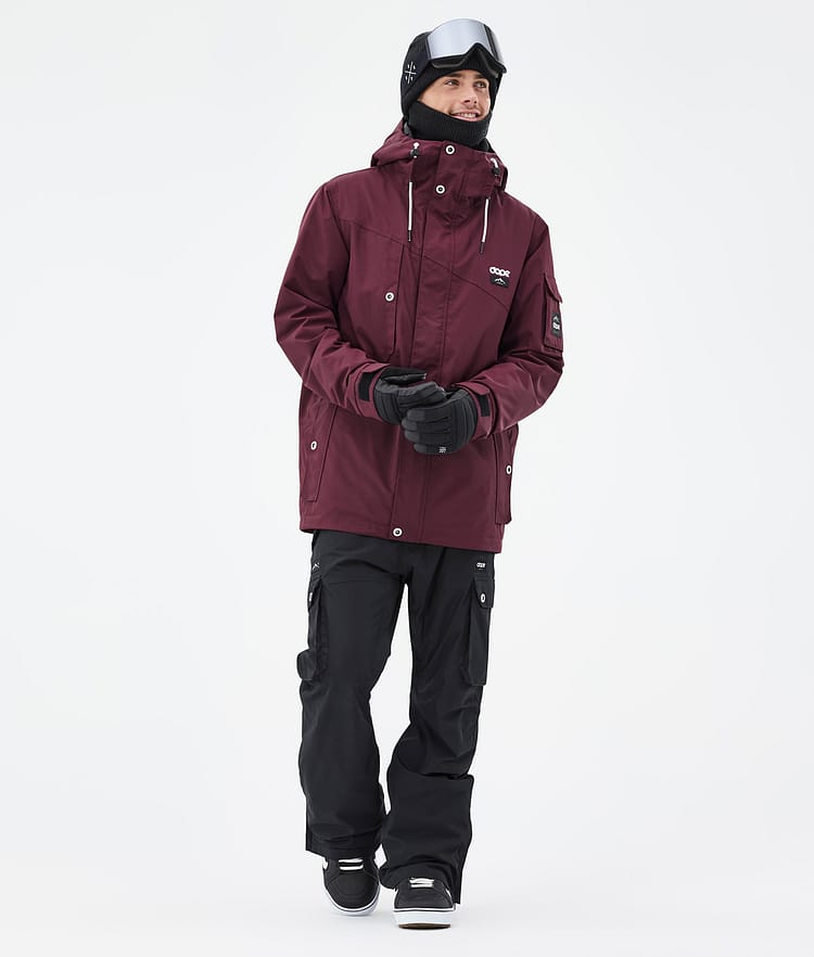 Dope Adept Snowboardjacke Herren Burgundy Renewed, Bild 3 von 10