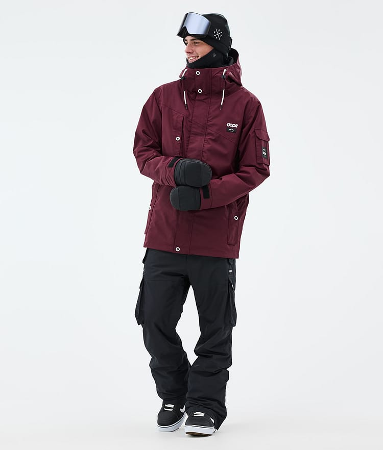 Dope Adept Snowboardjacke Herren Burgundy Renewed, Bild 3 von 10