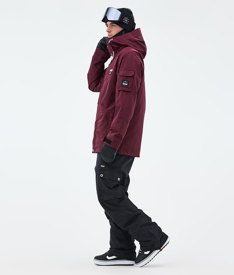 Dope Adept Snowboardjacke Herren Burgundy Renewed, Bild 4 von 10