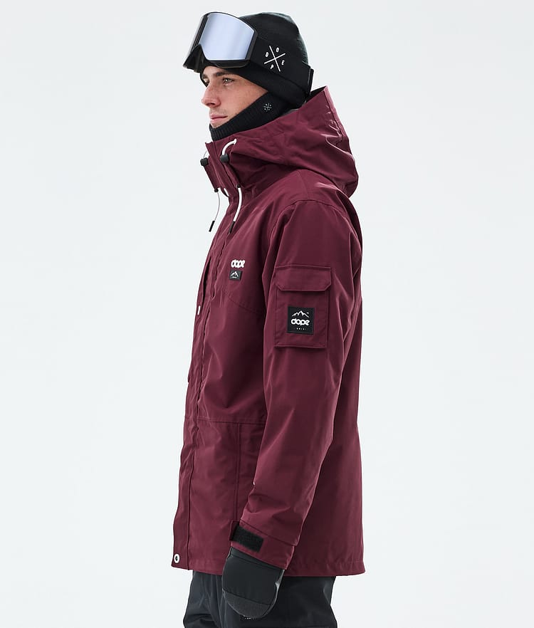Dope Adept Snowboardjacke Herren Burgundy Renewed, Bild 6 von 10