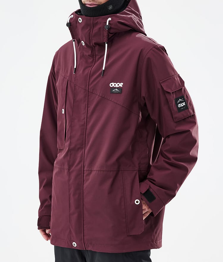 Dope Adept Snowboardjacke Herren Burgundy Renewed, Bild 8 von 10