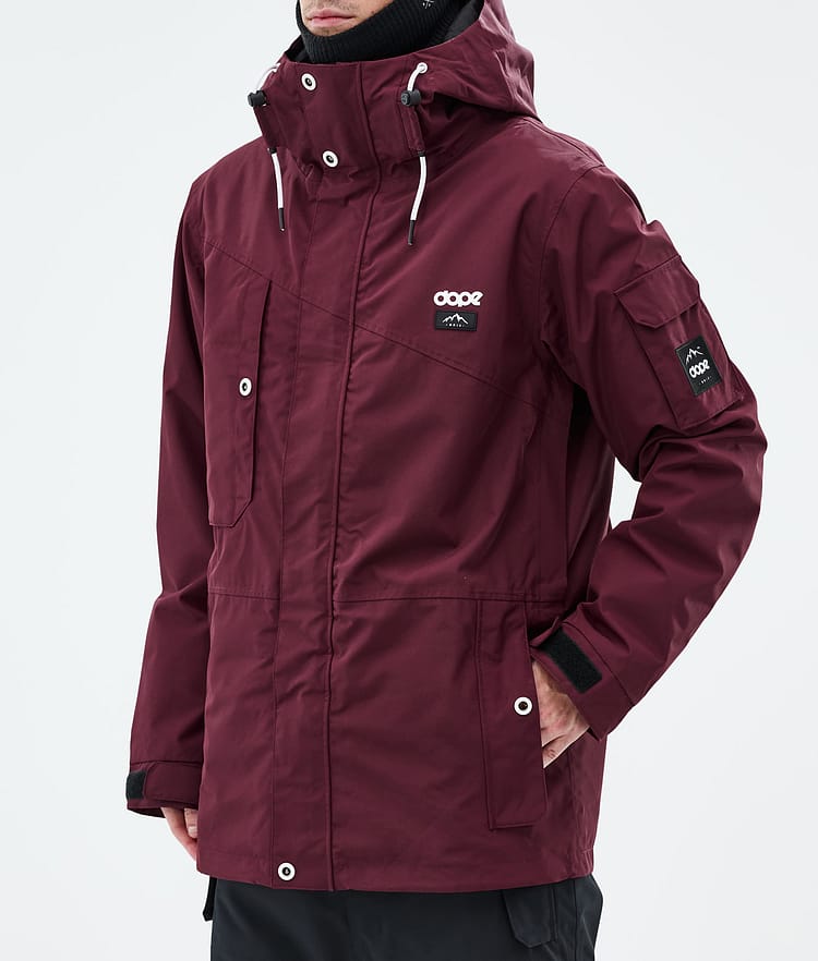 Dope Adept Snowboardjacke Herren Burgundy Renewed, Bild 8 von 10