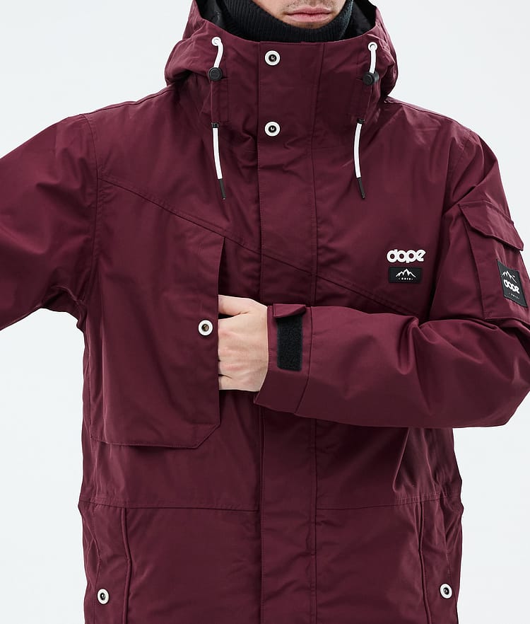 Dope Adept Snowboardjacke Herren Burgundy Renewed, Bild 9 von 10