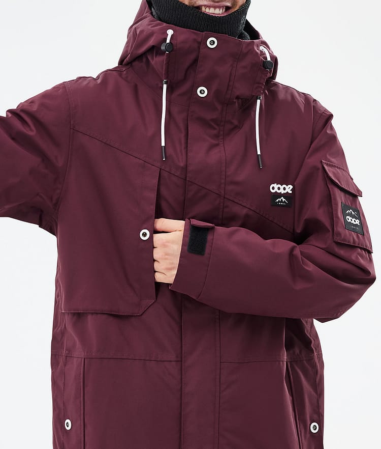 Dope Adept Skijacke Herren Burgundy