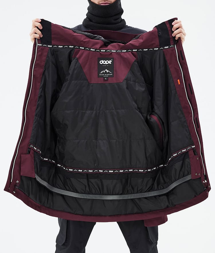 Dope Adept Skijacke Herren Burgundy