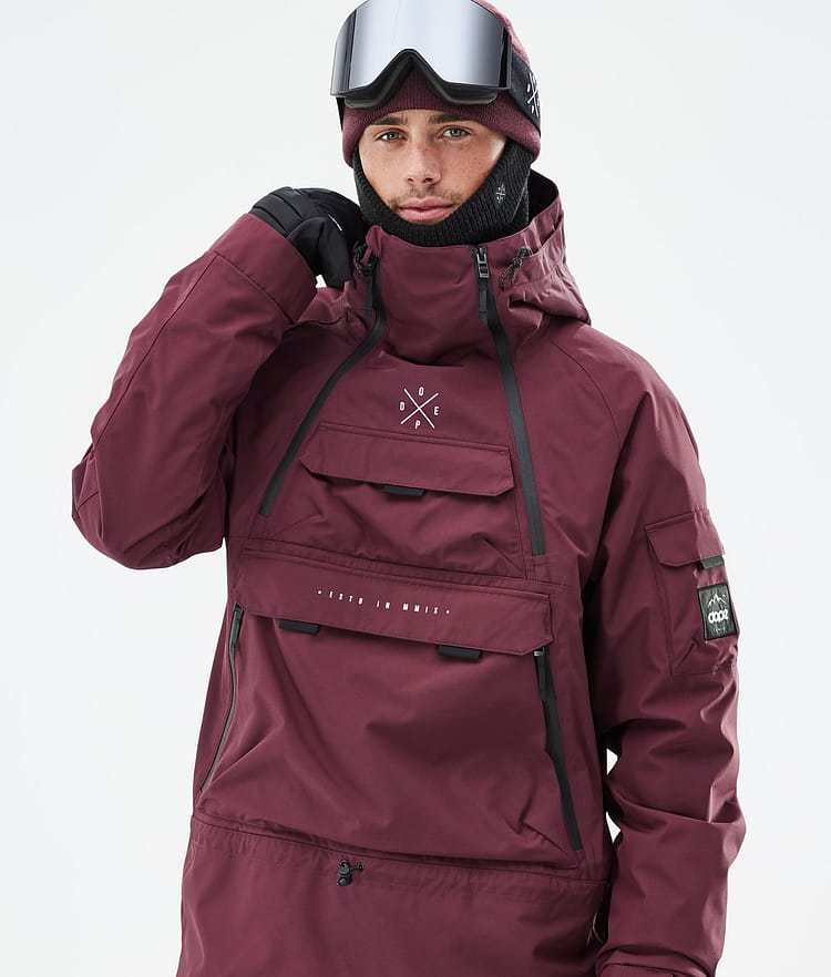 Dope Akin Skijacke Herren Burgundy, Bild 2 von 9