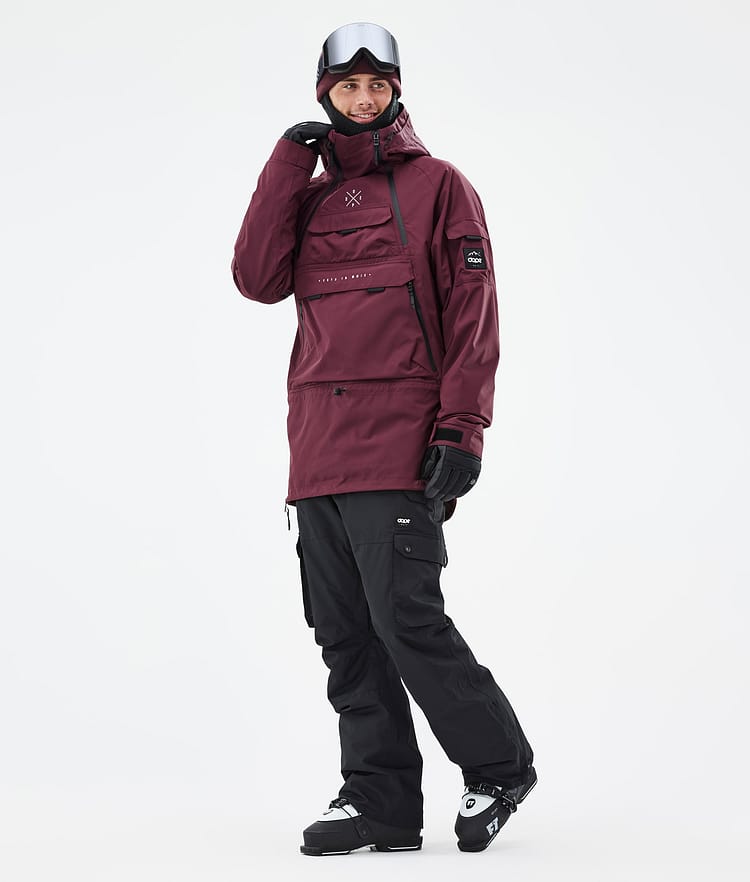 Dope Akin Skijacke Herren Burgundy, Bild 3 von 9