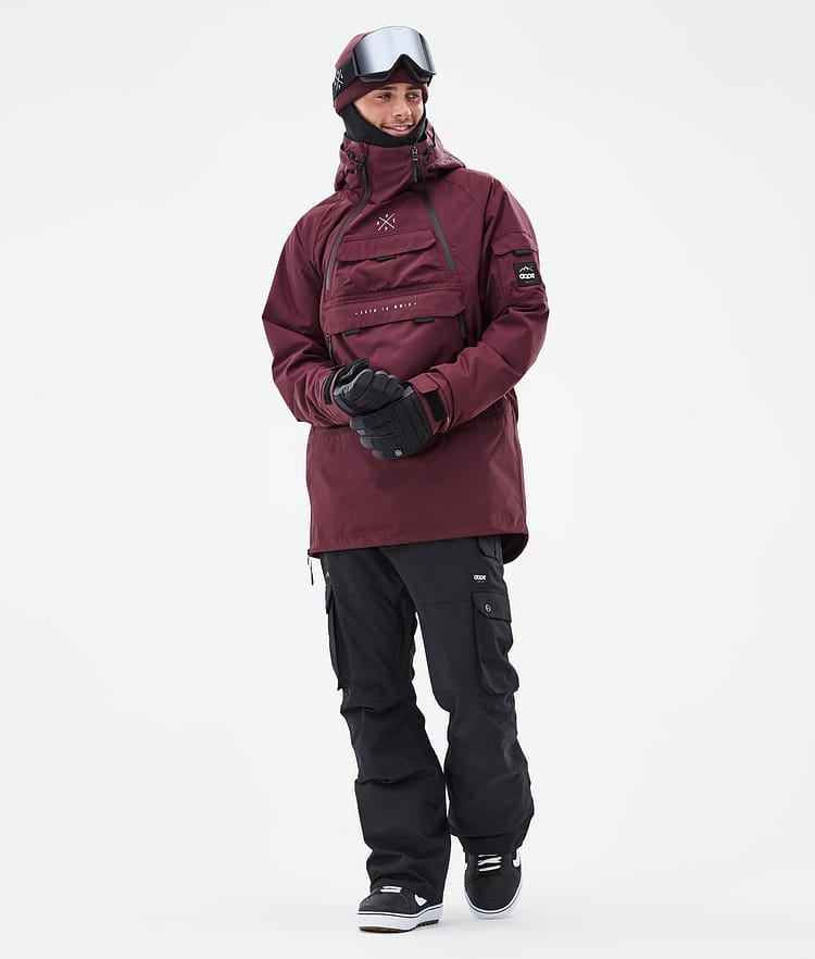 Dope Akin Snowboardjacke Herren Burgundy