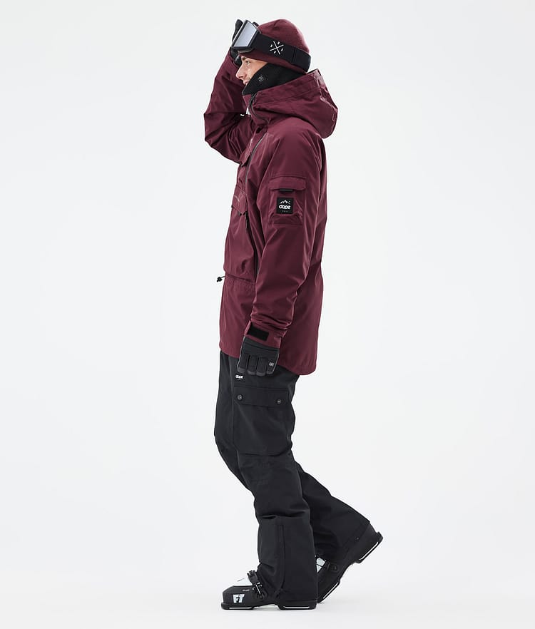 Dope Akin Skijacke Herren Burgundy, Bild 4 von 9