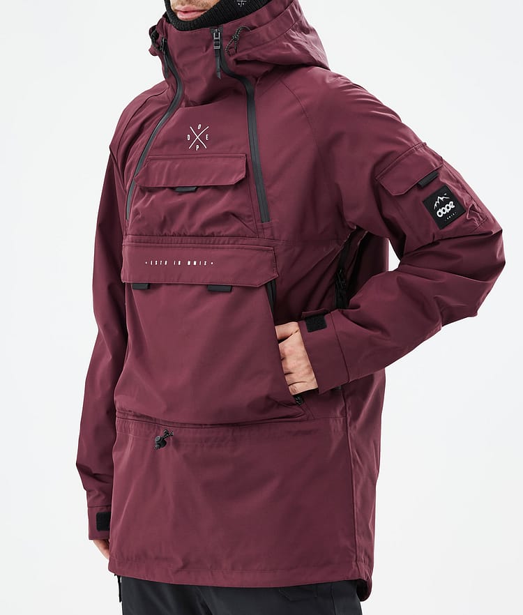 Dope Akin Skijacke Herren Burgundy, Bild 8 von 9