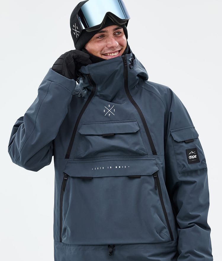 Dope Akin Snowboardjacke Herren Metal Blue, Bild 2 von 10