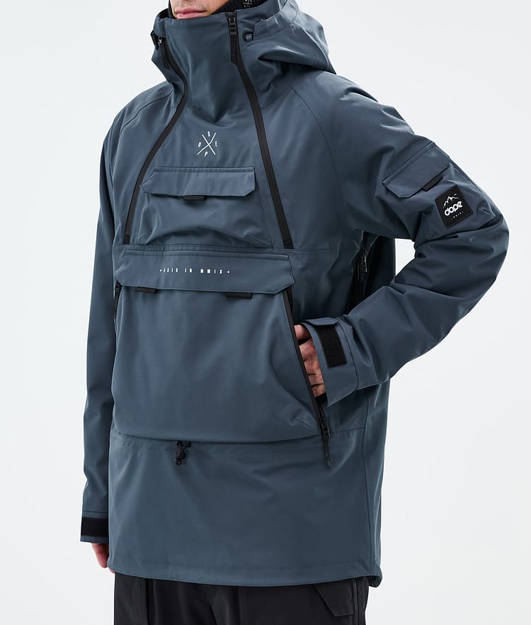 Dope Akin Snowboardjacke Herren Metal Blue, Bild 8 von 10