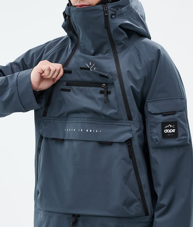 Dope Akin Snowboardjacke Herren Metal Blue, Bild 10 von 10