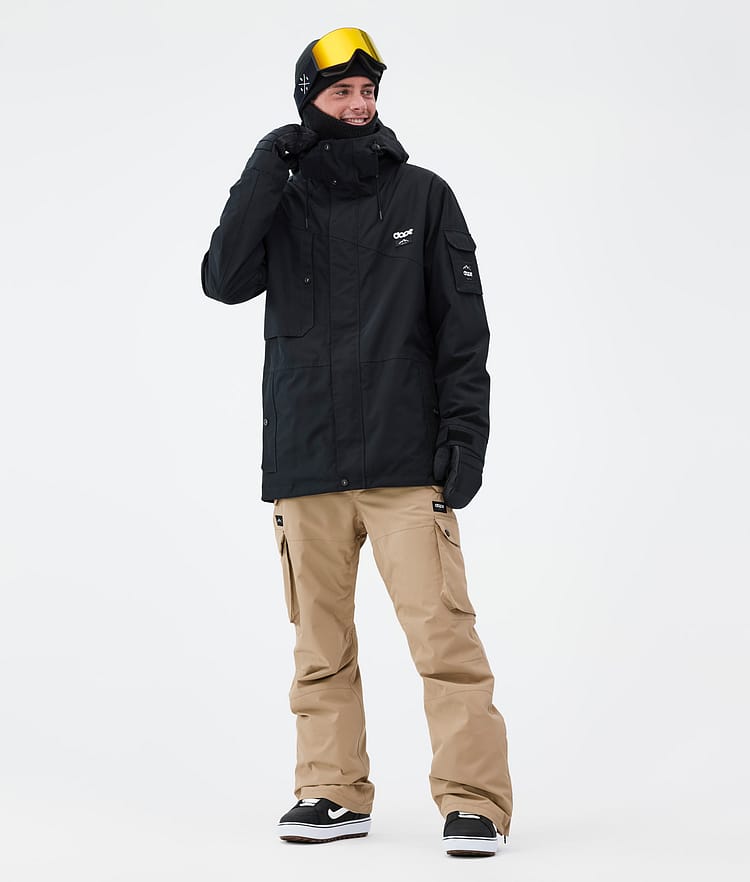 Dope Iconic Snowboardhose Herren Khaki Renewed, Bild 2 von 7