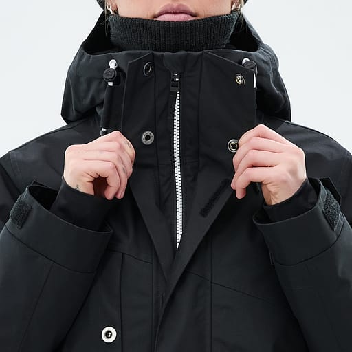 Frontreißverschluss mit doppelter Schutzleiste Hauptdetailproduktbild,