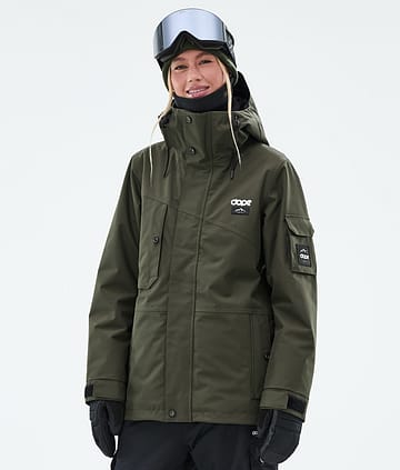 Dope Adept W Snowboardjacke Damen Olive Green