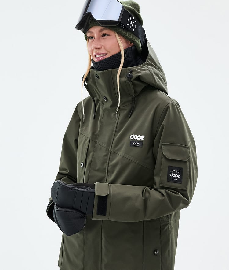 Dope Adept W Snowboardjacke Damen Olive Green Renewed, Bild 2 von 10