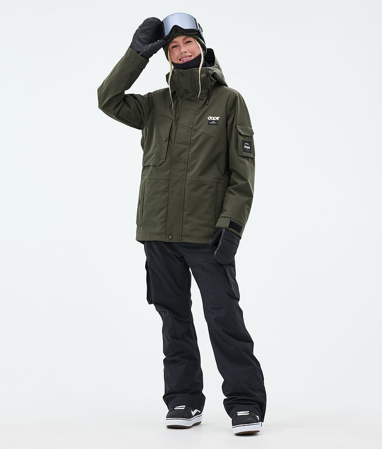Dope Adept W Snowboardjacke Damen Olive Green Renewed, Bild 3 von 10