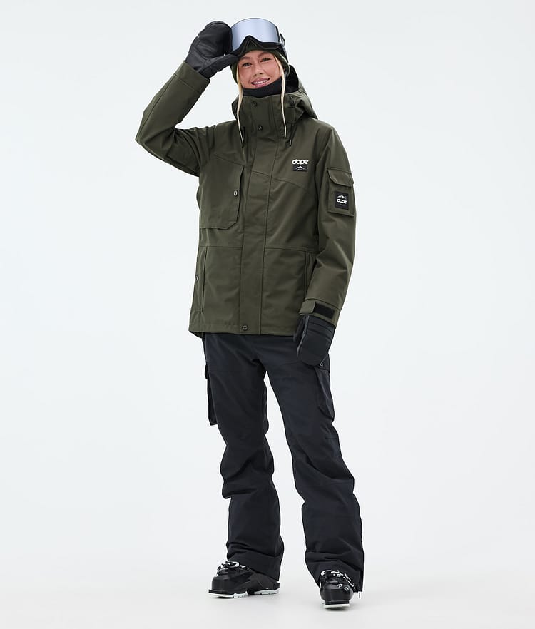 Dope Adept W Skijacke Damen Olive Green, Bild 2 von 9