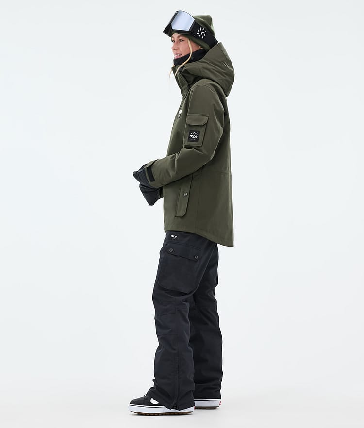 Dope Adept W Snowboardjacke Damen Olive Green Renewed, Bild 4 von 10