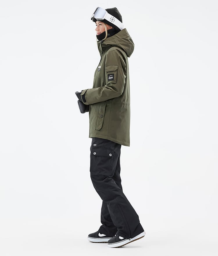 Dope Adept W Snowboardjacke Damen Olive Green