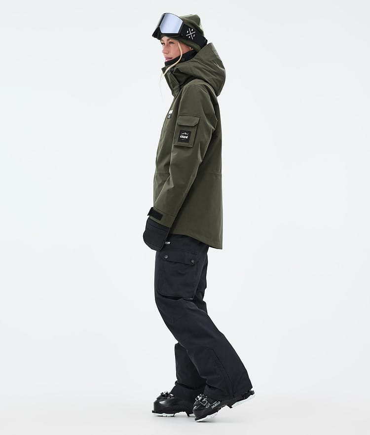 Dope Adept W Skijacke Damen Olive Green, Bild 3 von 9