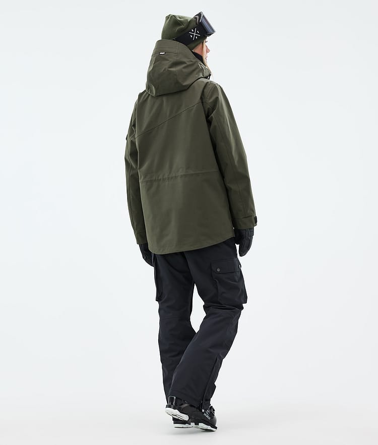 Dope Adept W Skijacke Damen Olive Green, Bild 4 von 9