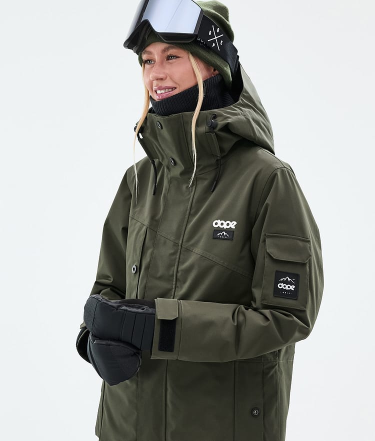Dope Adept W Snowboardjacke Damen Olive Green, Image 4 of 9