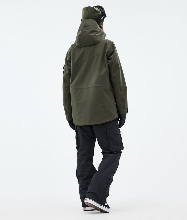 Dope Adept W Snowboardjacke Damen Olive Green Renewed, Bild 5 von 10