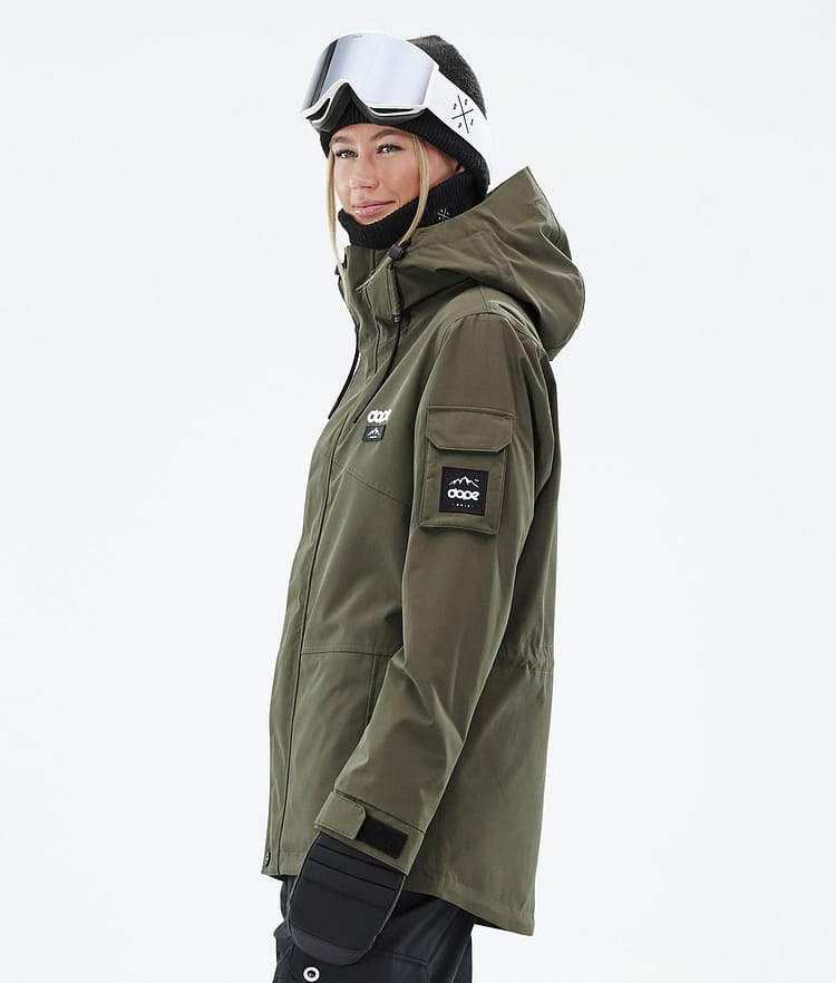 Dope Adept W Skijacke Damen Olive Green/Black