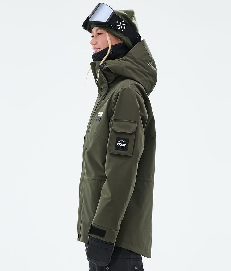 Dope Adept W Snowboardjacke Damen Olive Green, Image 5 of 9