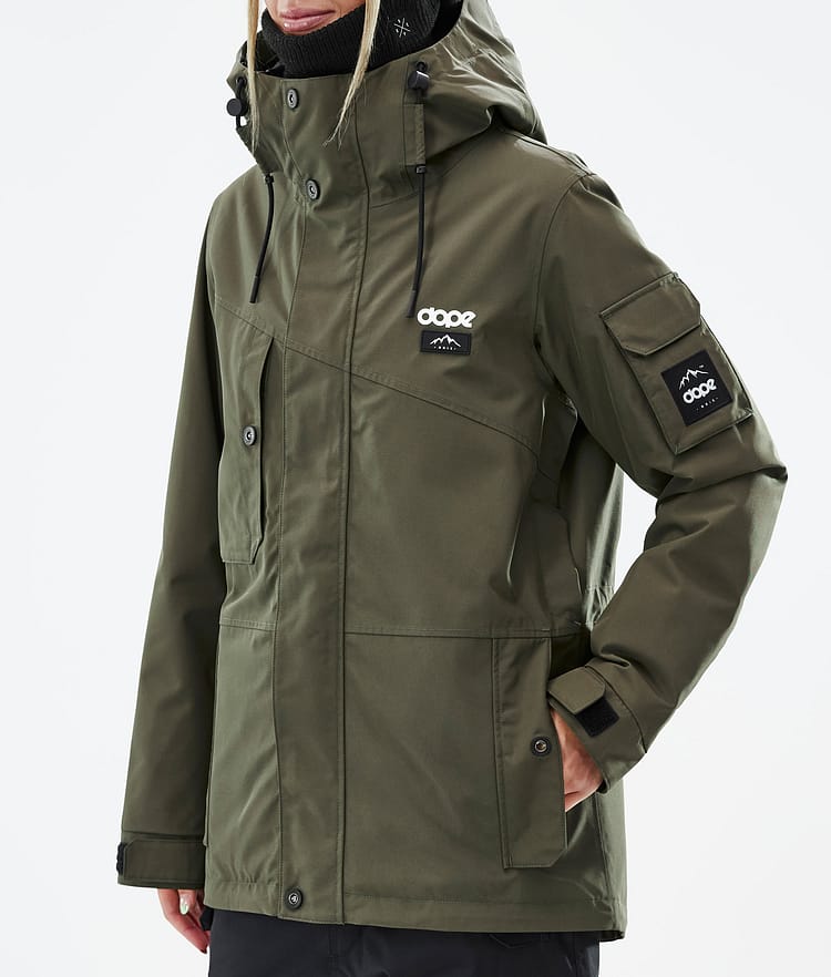 Dope Adept W Snowboardjacke Damen Olive Green