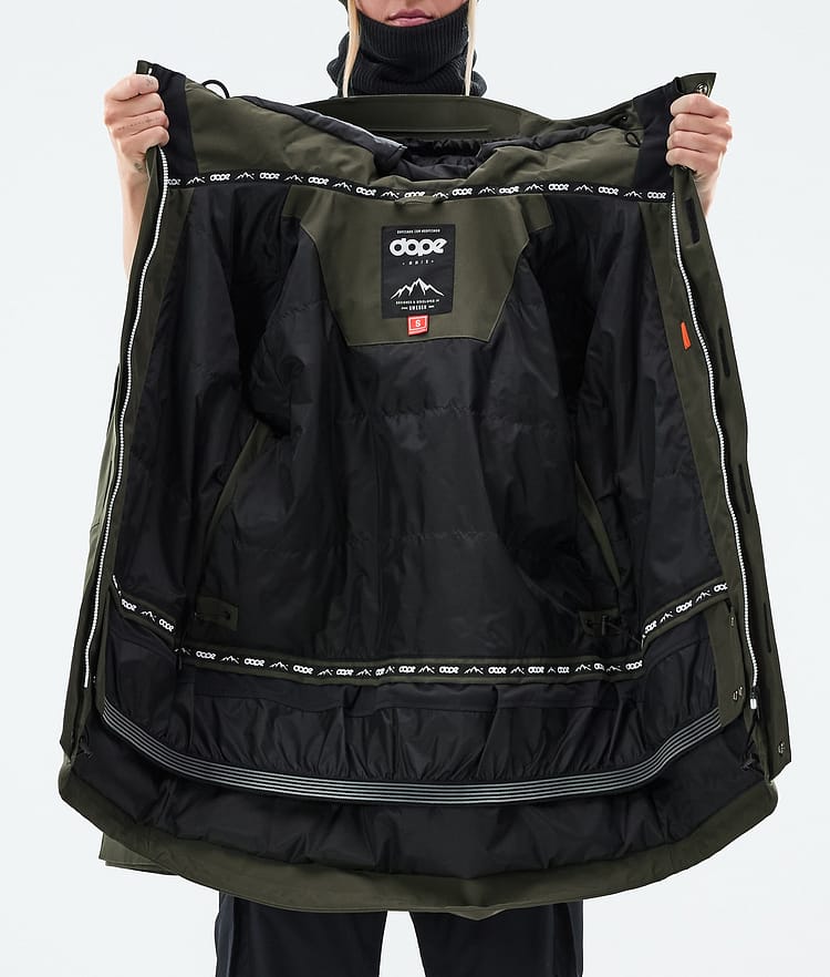 Dope Adept W Snowboardjacke Damen Olive Green, Image 9 of 9