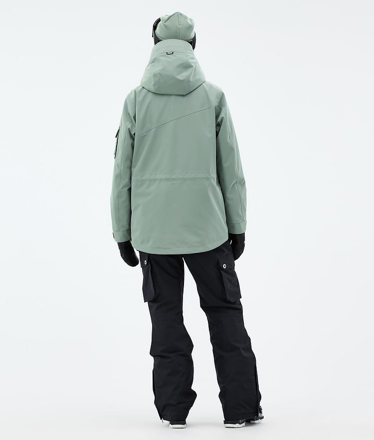 Dope Adept W Skijacke Damen Faded Green, Bild 4 von 9
